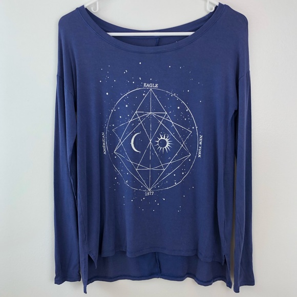 American Eagle Outfitters Tops - American Eagle | soft&sexy long-sleeve graphic tee
